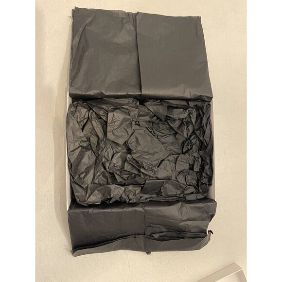 Mr Porter White Empty Box  with the Original Black Tissue 13” X 10” X 3” - Picture 3 of 4